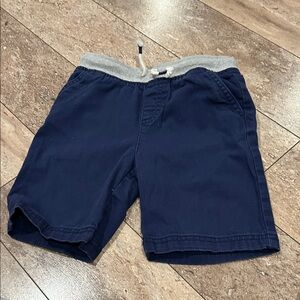 okie dokie Navy Shorts with Gray Waistband and Drawstring